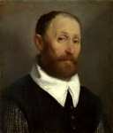 Giovanni Battista Moroni - Portrait of a Man with Raised Eyebrows